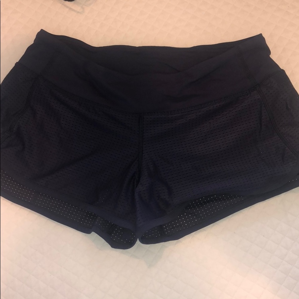 Lululemon Navy running shorts
